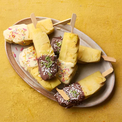 Pineapple Ice Lollies