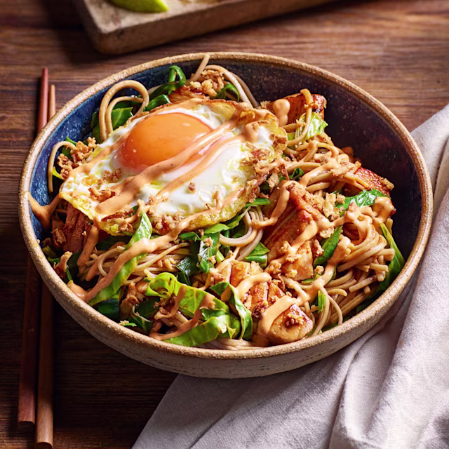 Gochujang Tuna and Noodle Bowl