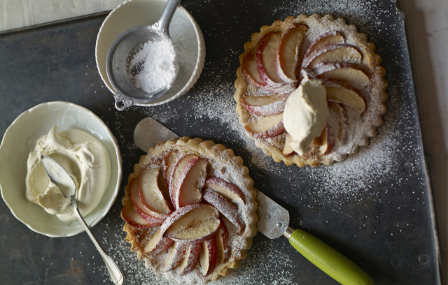 Pink Lady Apple Galettes with Vanilla Chantilly