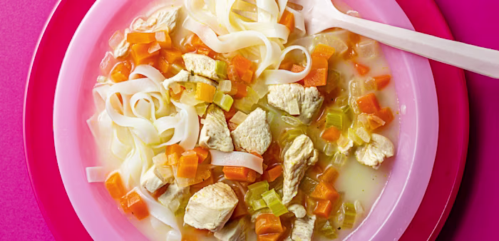 Baby and Toddler’s Extra-veg Chicken Noodle Soup