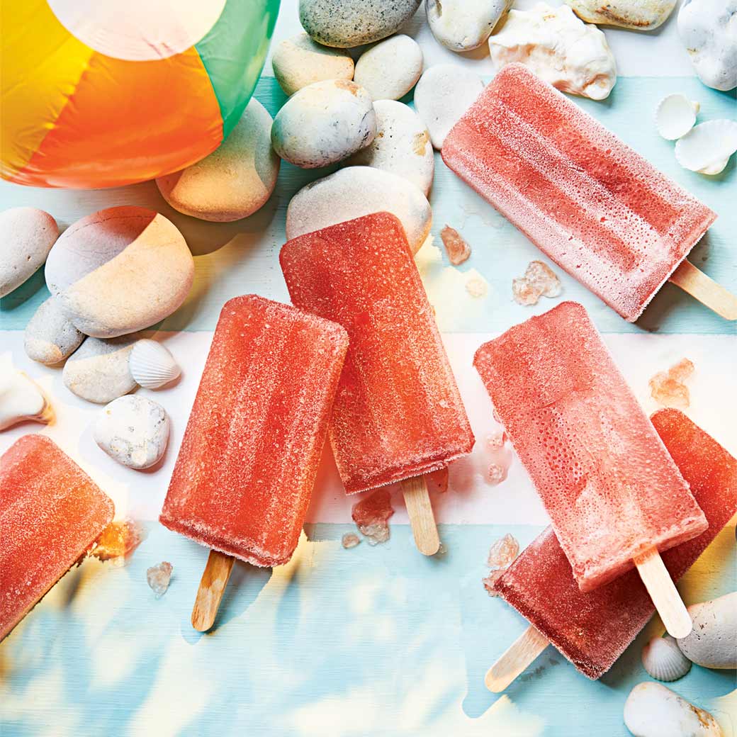Sloe Gin and Tonic Lollies