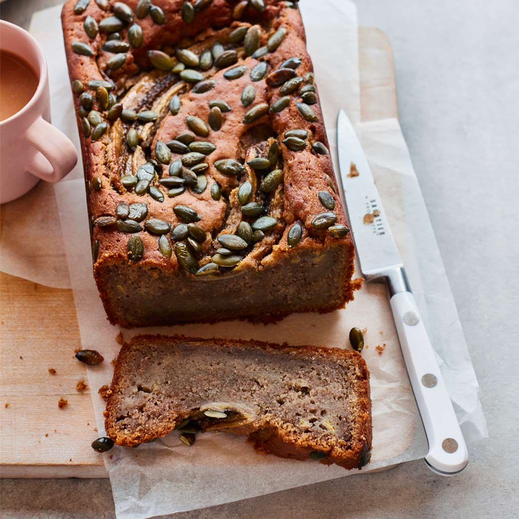 Pumpkin Seed Banana Bread