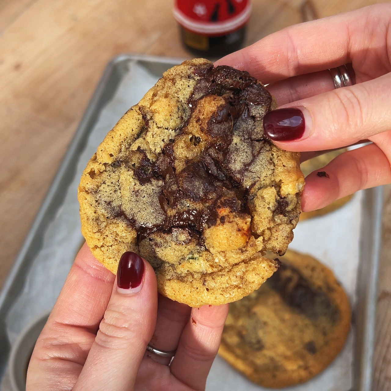 Chocolate Chip Cookies with Soy Sauce