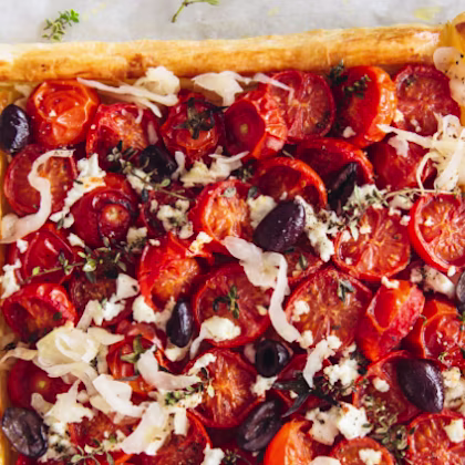 Sweet & Juicy Mediterranean Tart with Sauerkraut