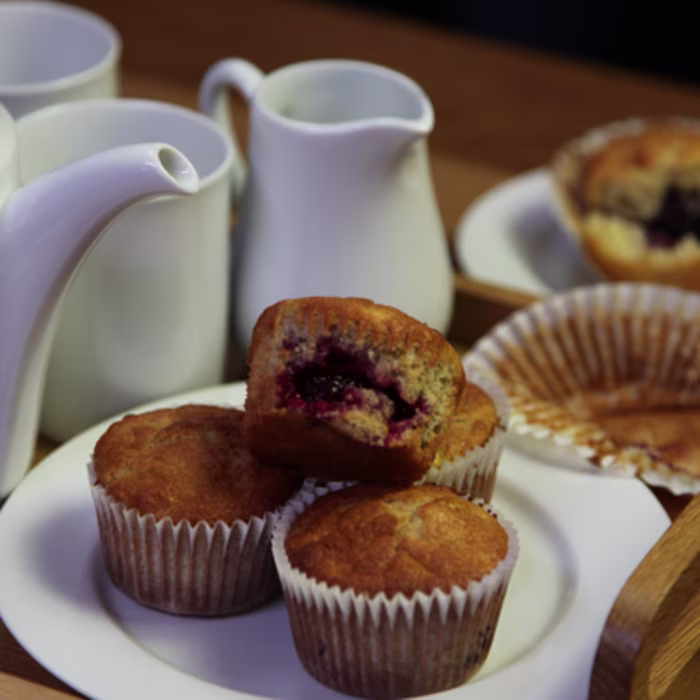 Blackberry and Apple Muffins