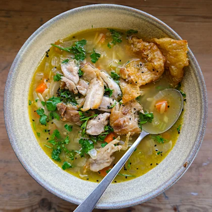 Italian Chicken Broth Bowl