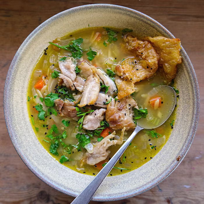 Italian Chicken Broth Bowl