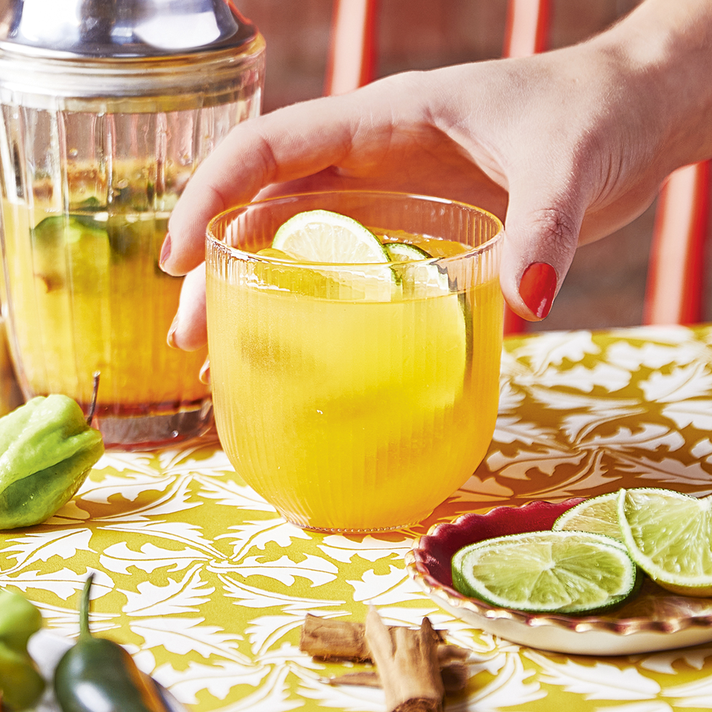 Tangerine, Jalapeño and Lime Mezcalita