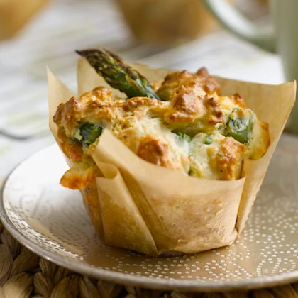 Asparagus and Cheese Brunch Muffins