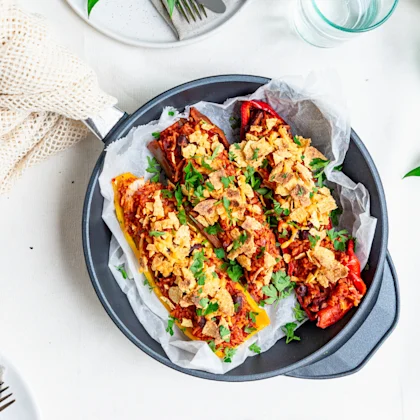 Mexican Stuffed Peppers (Vegetarian)