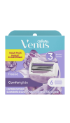 Venus Comfortglide Razor Refills Value Pack in Freesia