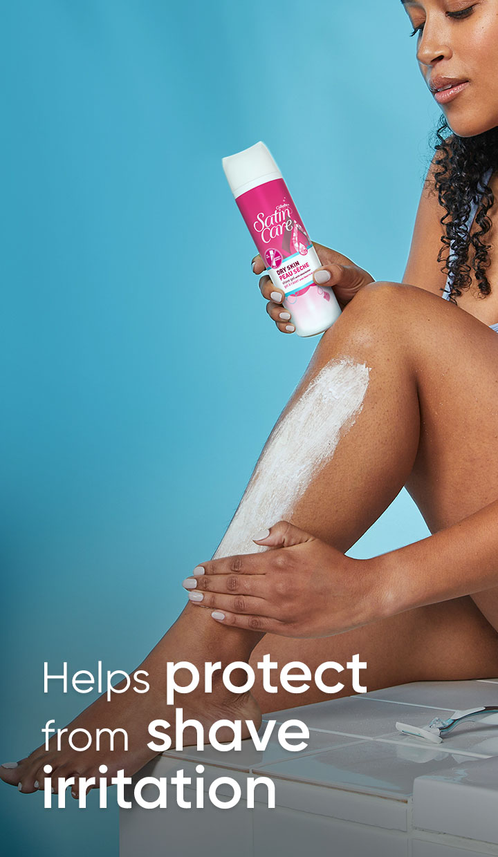 Gillette Venus Satin Care Dry Skin Shave Gel | Venus US