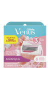 Venus Comfortglide Razor Refills Value Pack in White Tea
