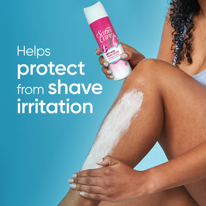 Gillette Venus Satin Care Dry Skin Shave Gel | Venus US