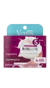 Comfortglide plus Olay Moisture Bar Venus 5 Blade Razor Refills in Sugarberry