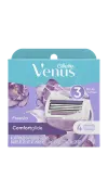 Comfortglide Purple Venus Razor Refills in Freesia