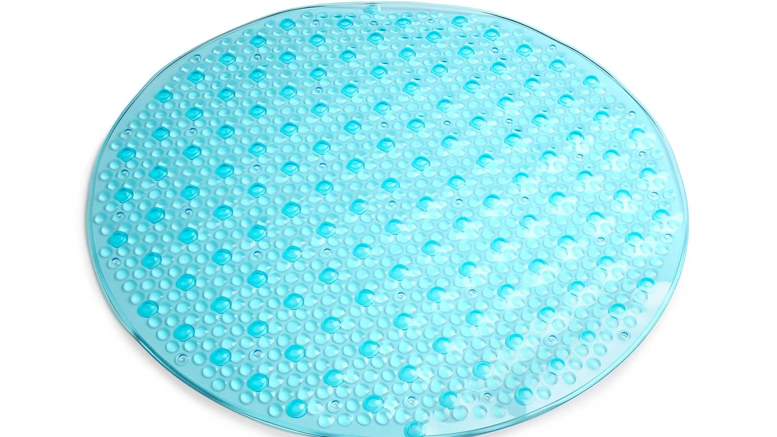A blue scrubbing rubber