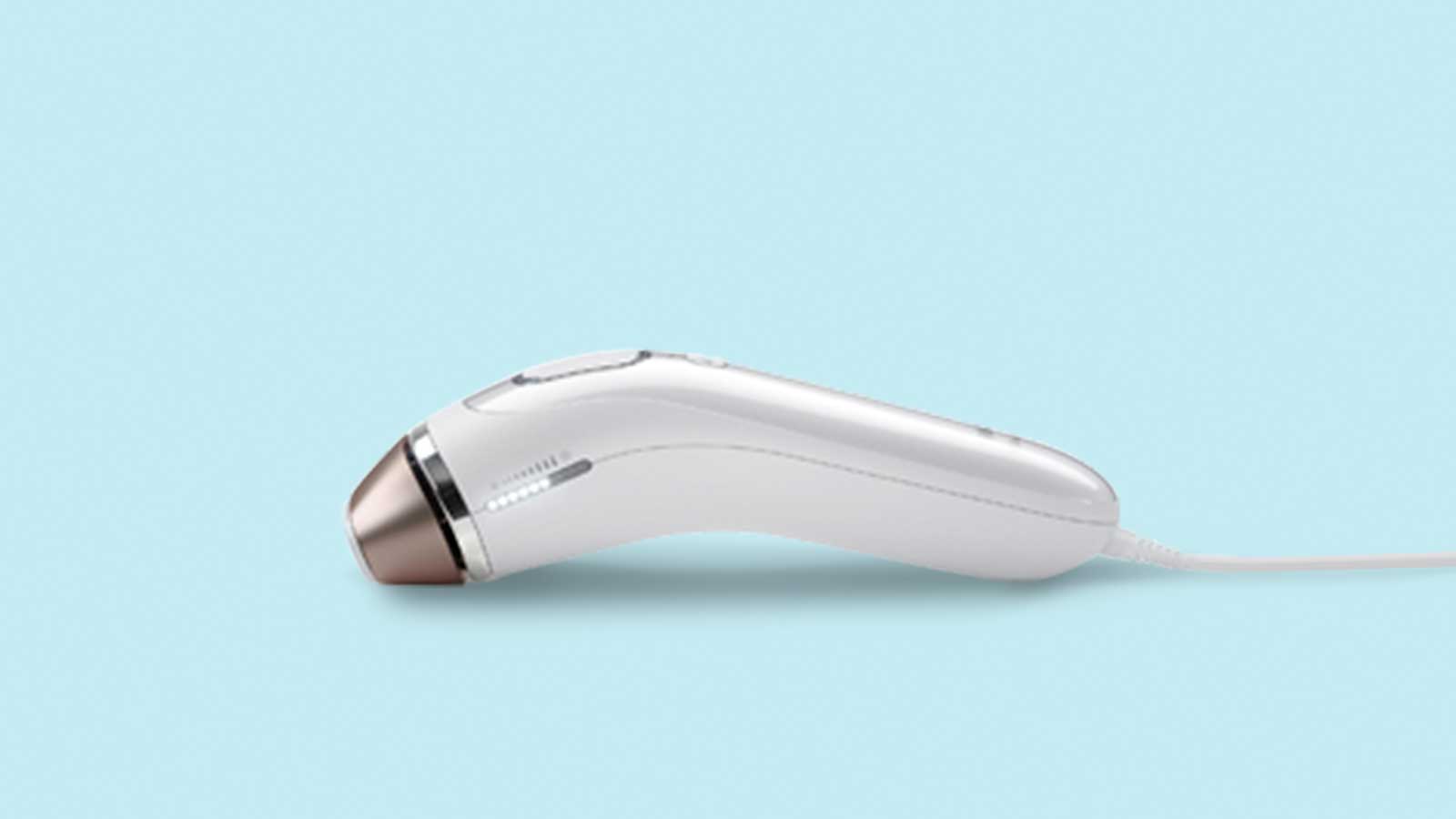An epilator from the side
