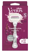 Comfortglide with Olay Moisture Bar Venus 5 Blade Razor in Sugarberry