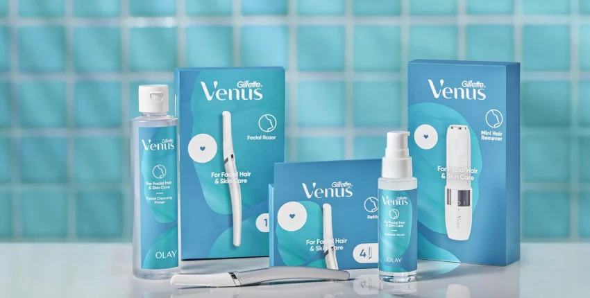Various Venus Facial Care products
