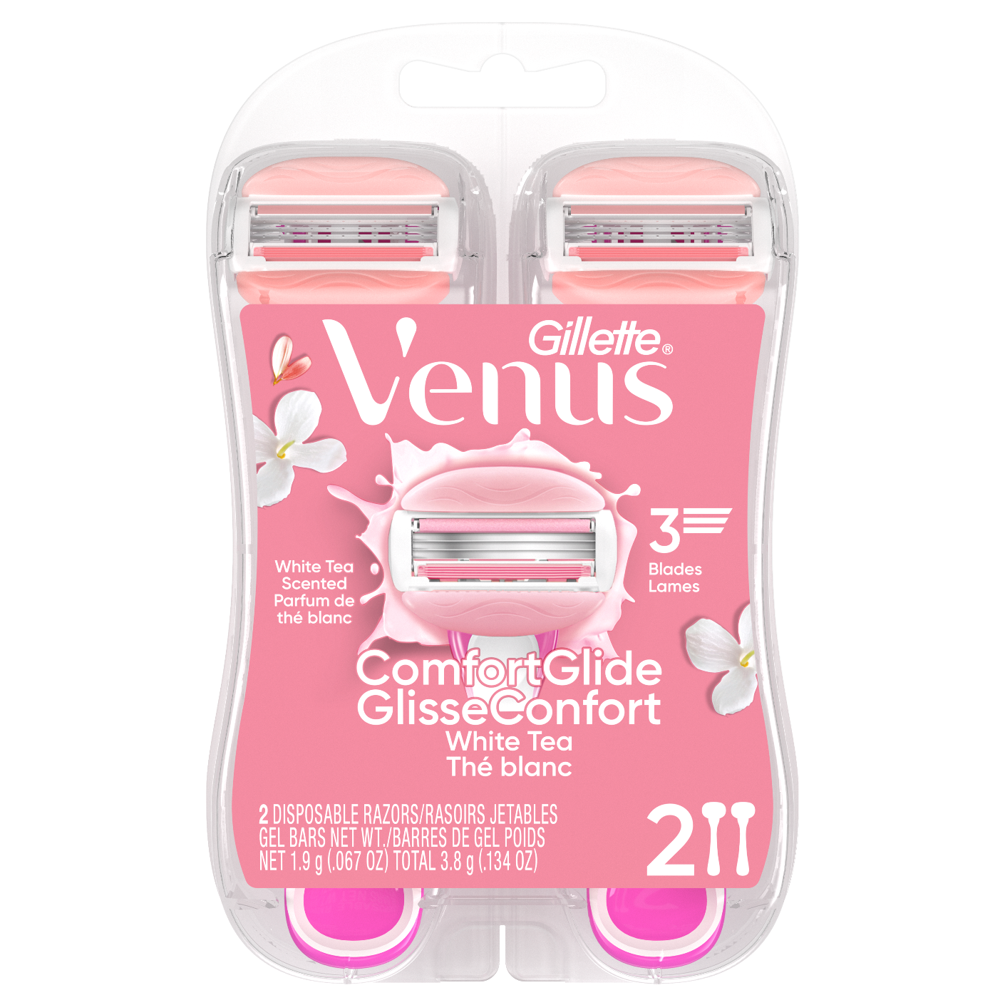 NATUR VERA LA GELÉE 50g 3個セット Comfortglide White Tea Disposables