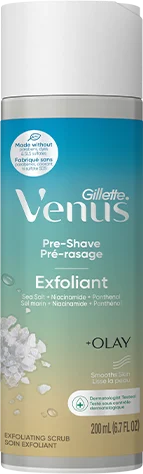 Women's Pre-Shave Sea Salt Scrub bottle