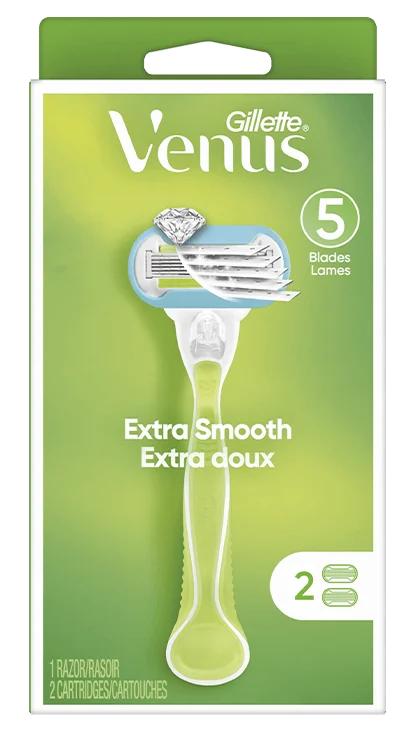 Gillette Venus Extra Smooth Sensitive Women's Disposable Razors, 2