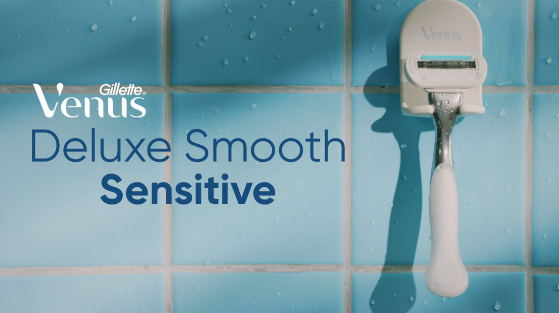 Video of Venus by Gillette Deluxe Smooth Sensitive refillable razor