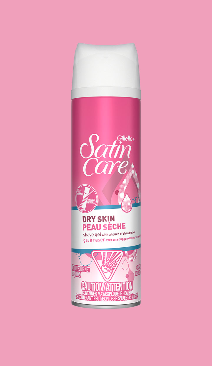Gillette Venus Satin Care Dry Skin Shave Gel | Venus US