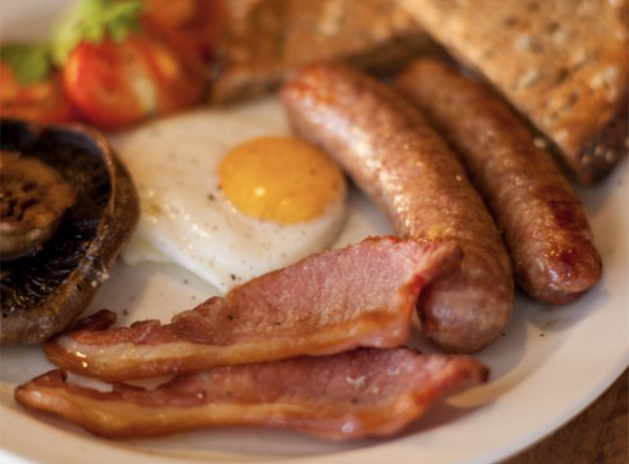 Bacon and Eggs Breakfast