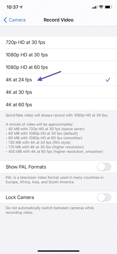 How to shoot 4K video at 60 FPS on iPhone and iPad