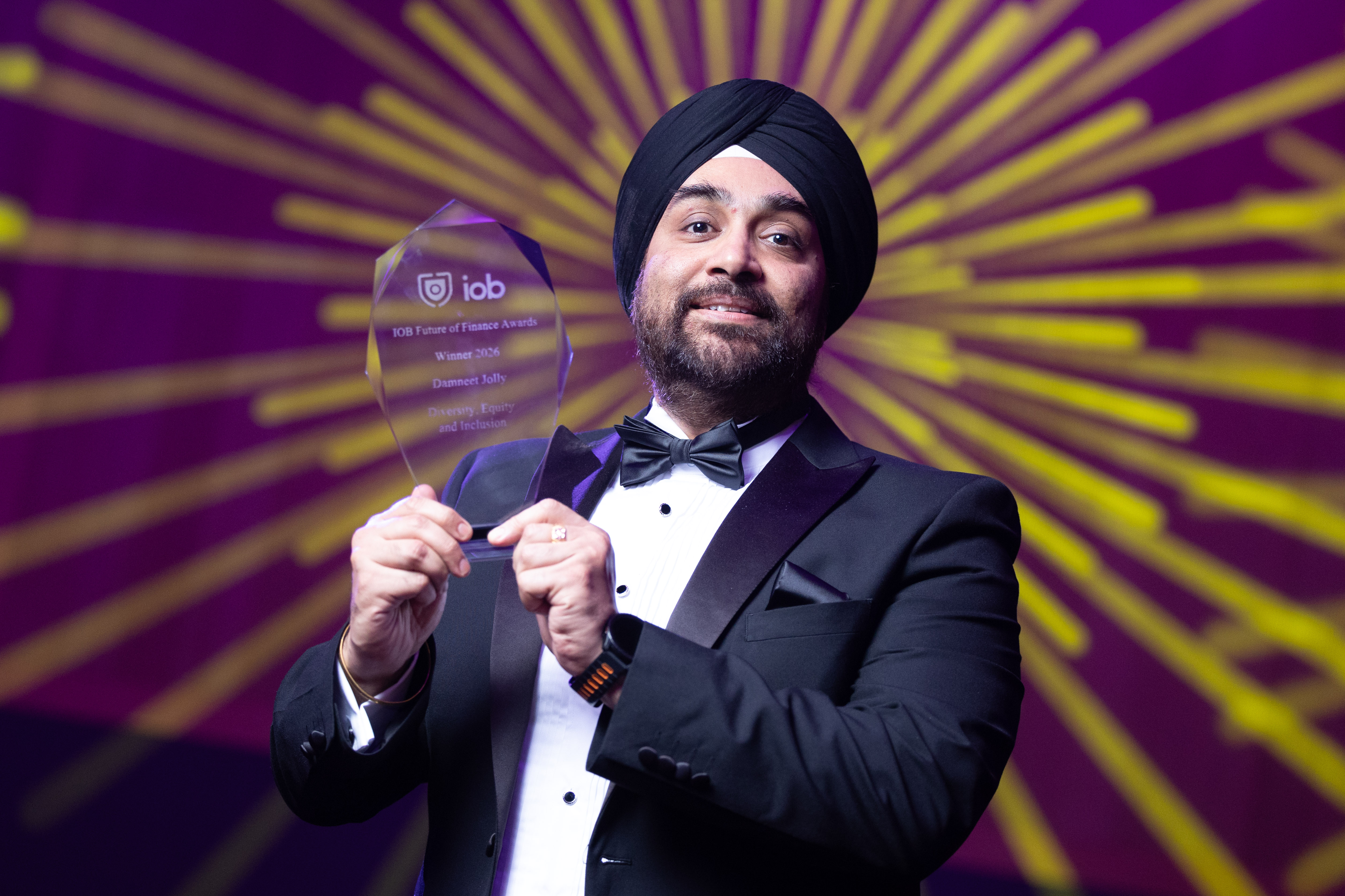 Photo of Damneet Jolly and Dr Margaret.