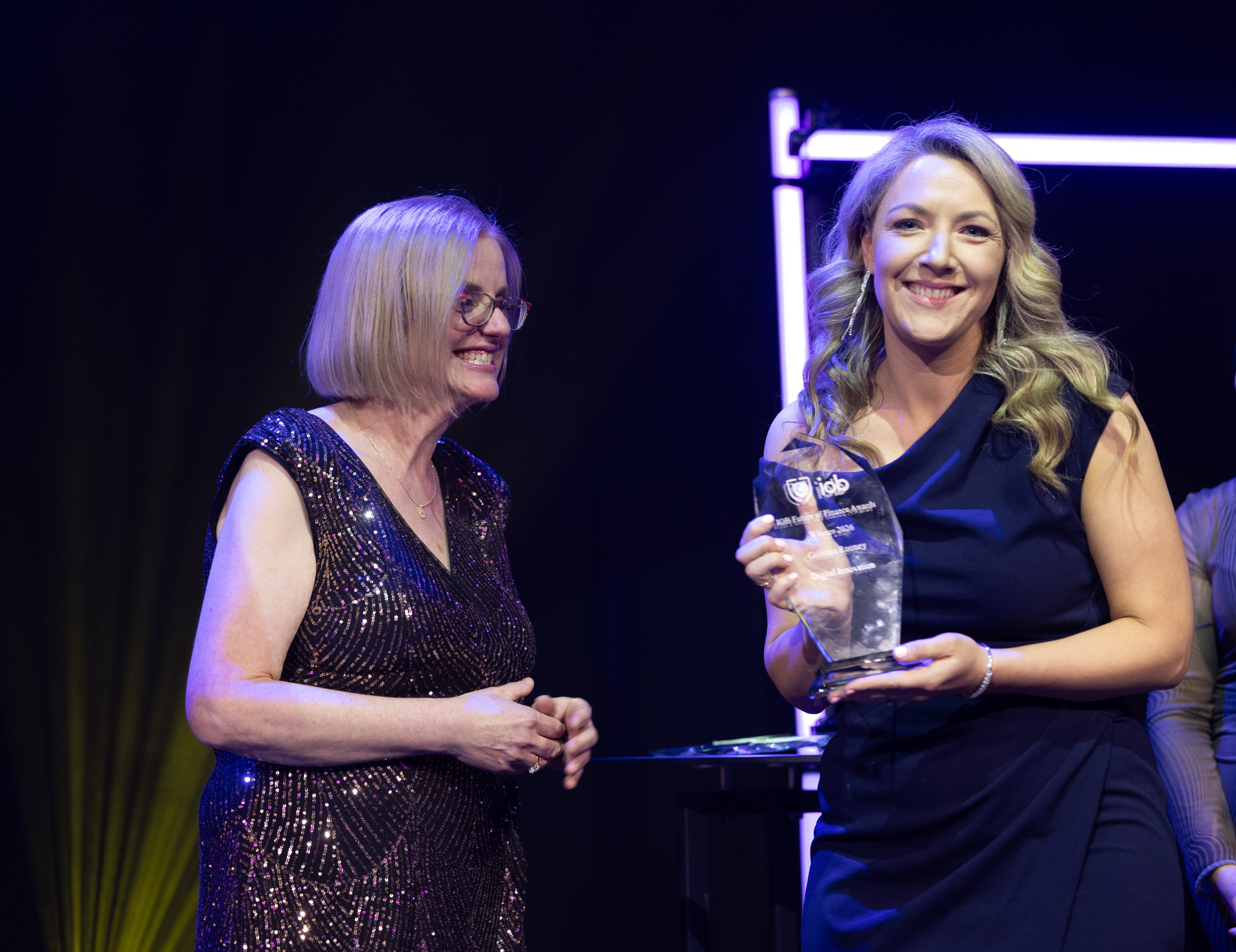 Photo of Grainne Rooney and Dr Margaret.