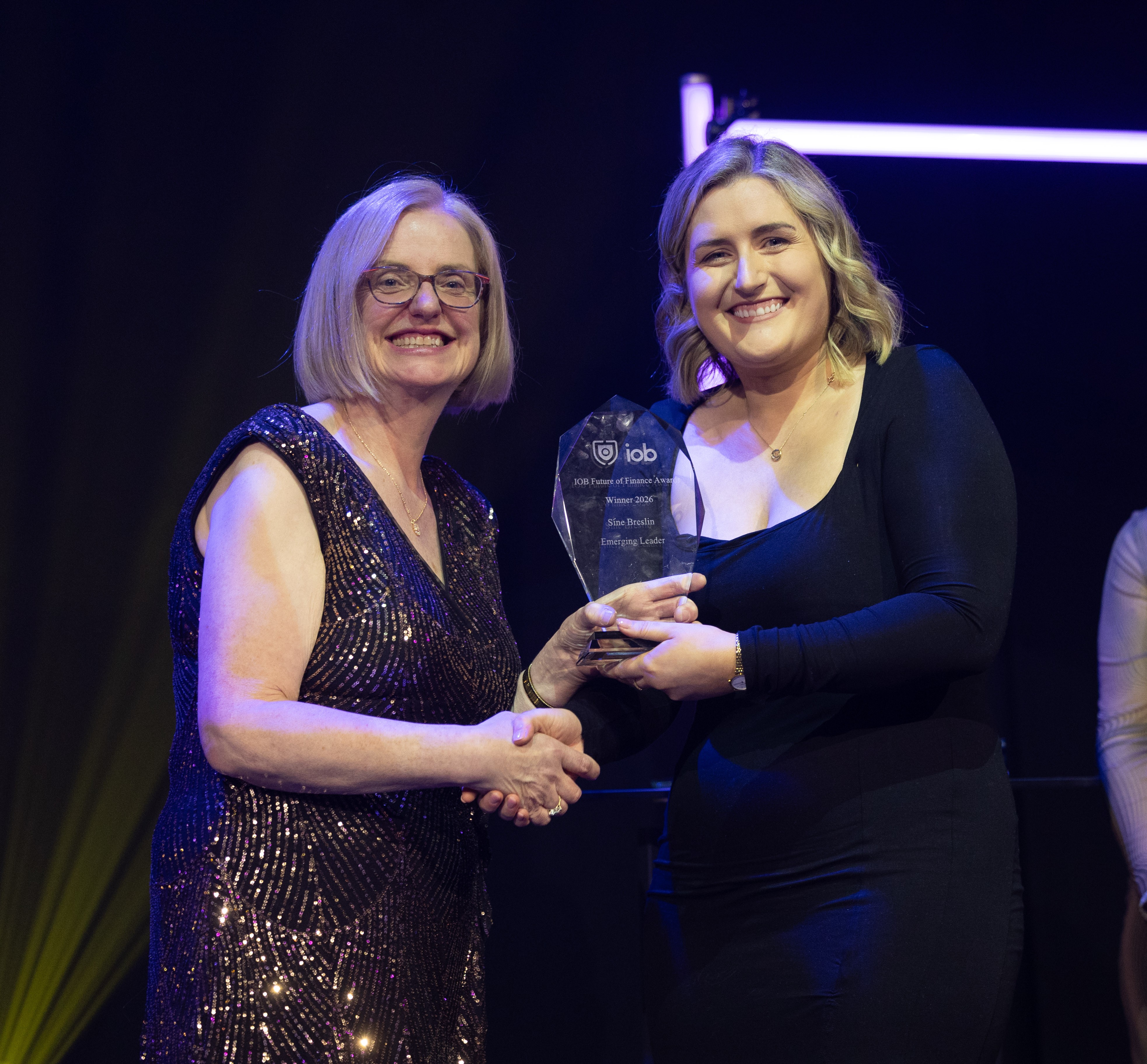 Photo of Sine Breslin and Dr Margaret.