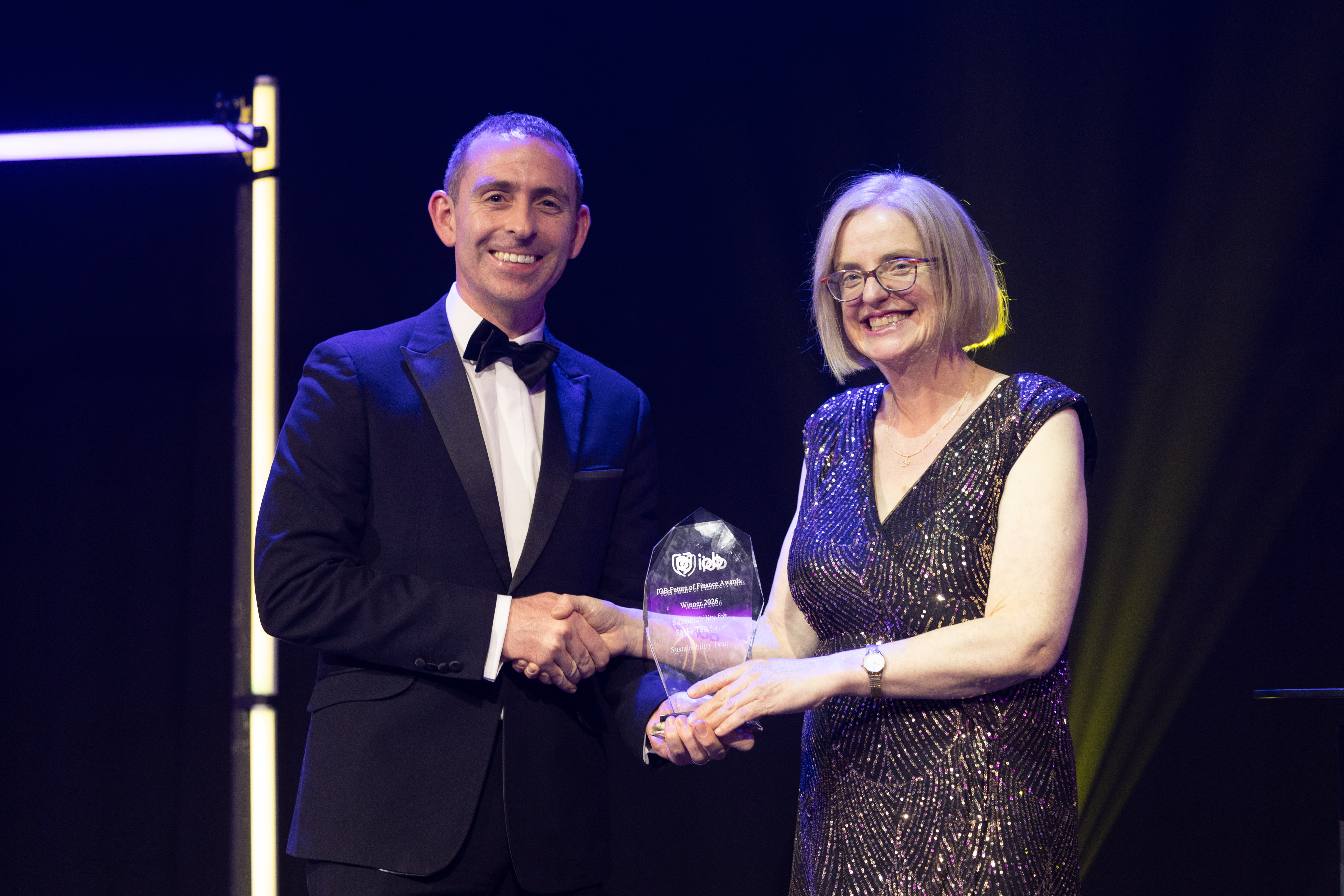 Photo of John McGeown and Dr Margaret.