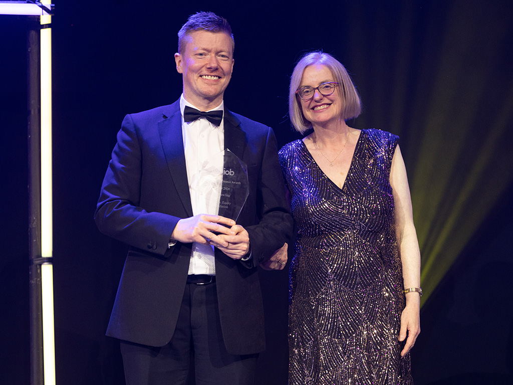 Photo of Alan Dowling and Dr Margaret.