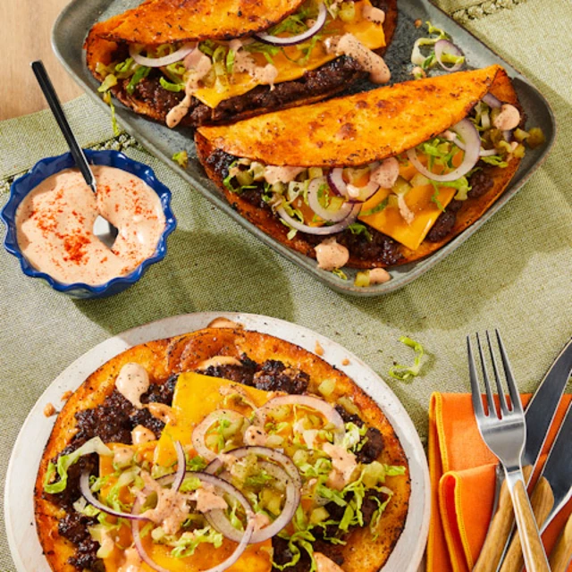 Smash Burger Tacos