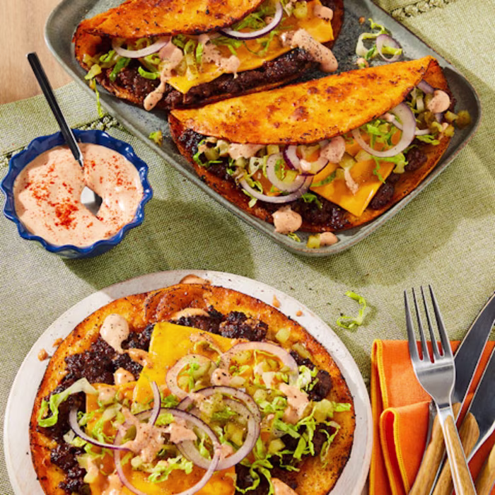 Smash Burger Tacos