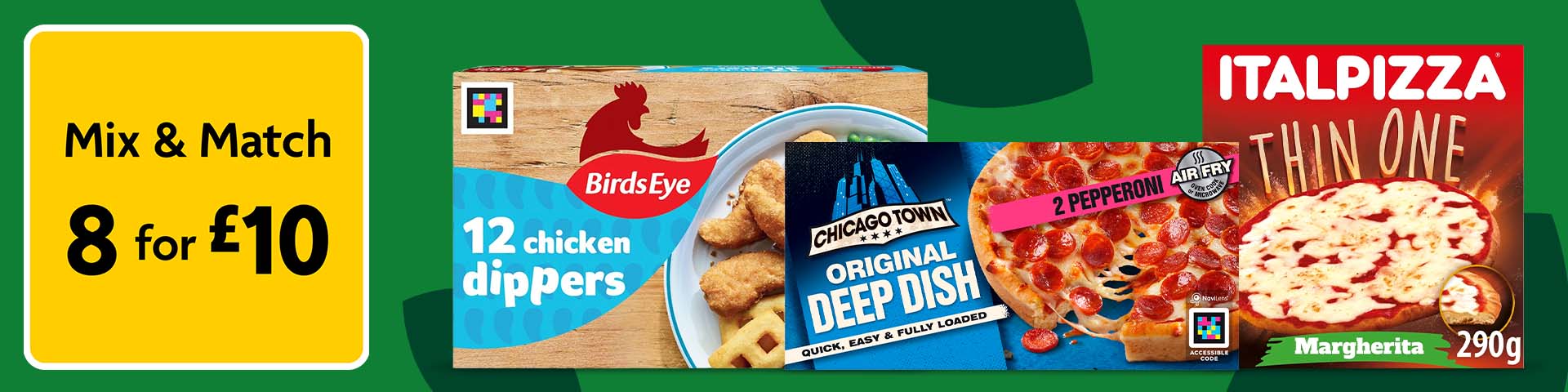 8 for £10 on Selected Frozen Items