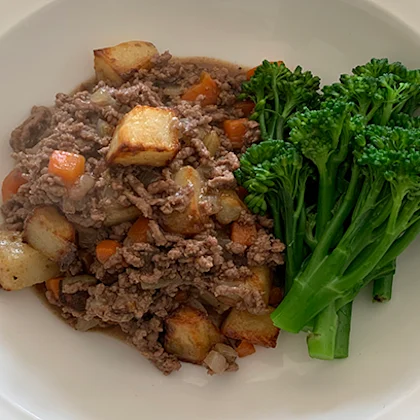 Savoury Mince and Potatoes