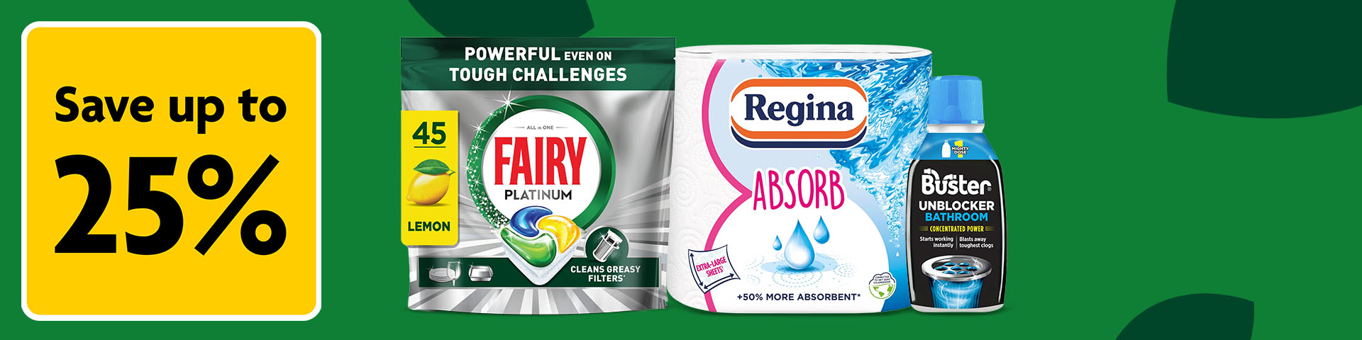 25% Off Household Essentials