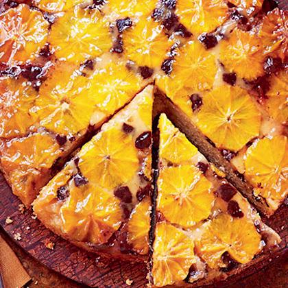 Chocolate Orange Upside Down Cake