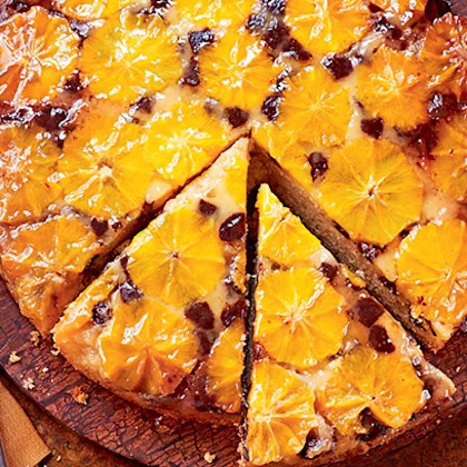 Chocolate Orange Upside Down Cake