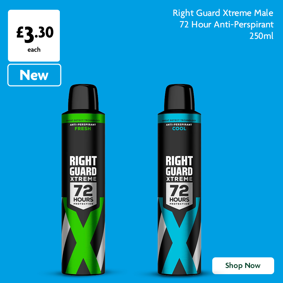 Right Guard Promotional Banner