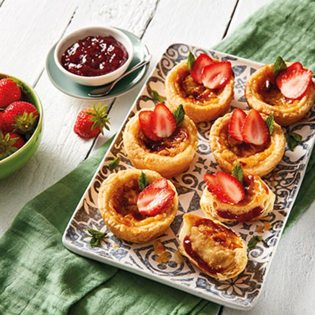 Strawberry Portuguese Tart