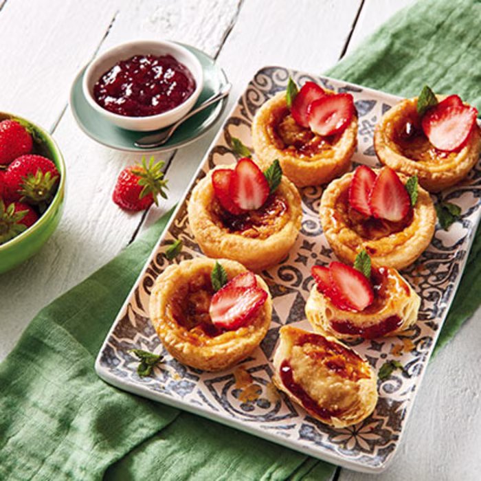 Strawberry Portuguese Tart
