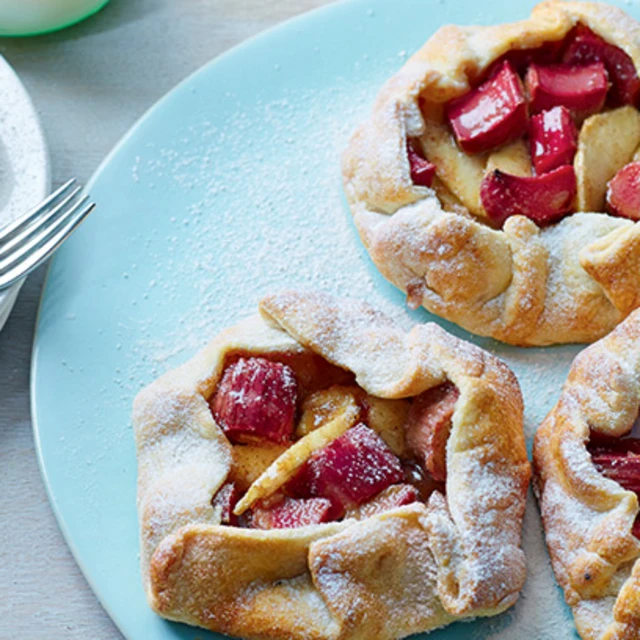 Rhubarb Galettes