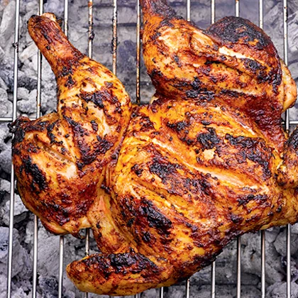 Spatchcock BBQ Chicken