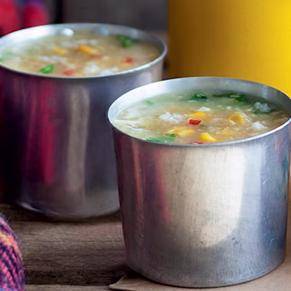 Spiced Crab and Sweetcorn Soup