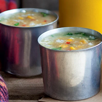 Spiced Crab and Sweetcorn Soup